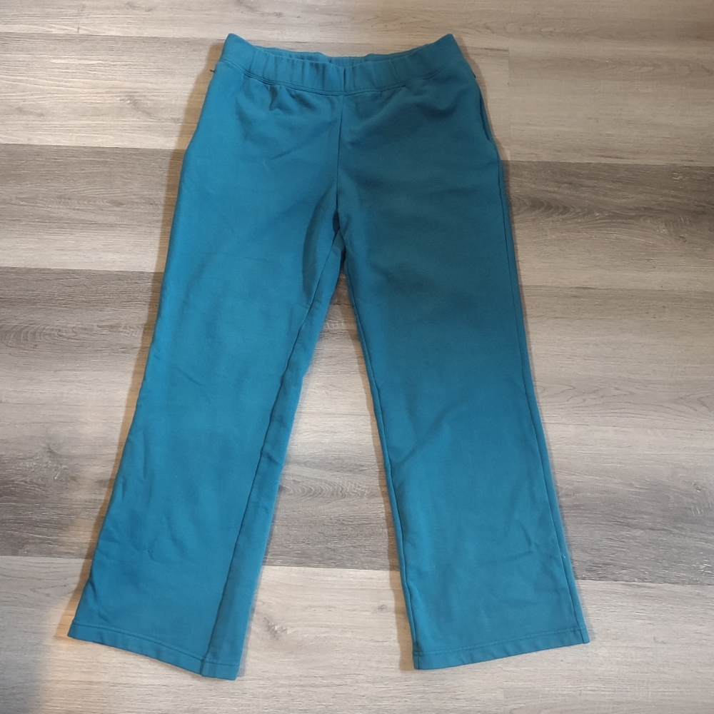 DA skin Teal Wide Leg Sweatpants - XL
